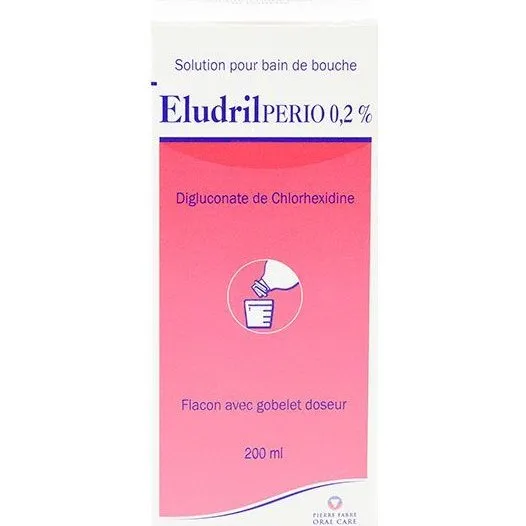 Eludrilpério 0,2% Bain de Bouche 200ml